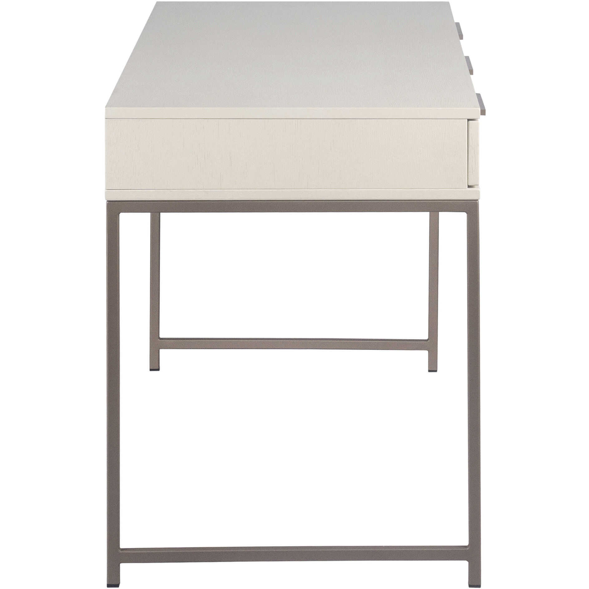 Rebel 59.25 X 23.75 inch Champagne Gold / Cream Desk